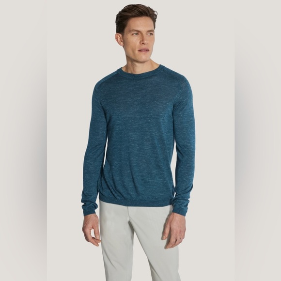 NWOT - Jack Victor Bailey Merino Wool Blend Sweatshirt in Teal - Size XL